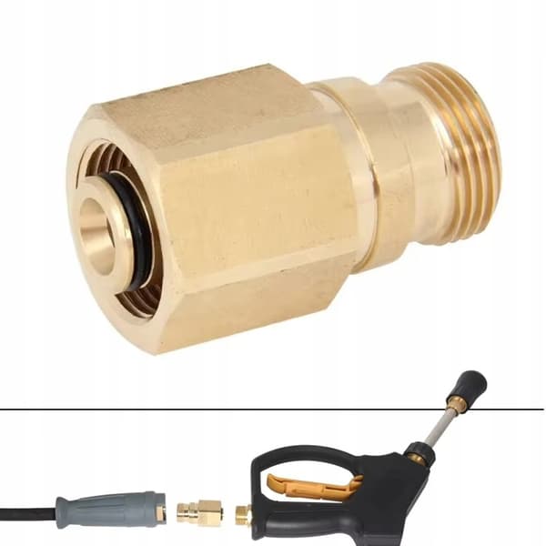 Adapter til Kärcher EasyLock 5 M22x1.5 TR22IG | Til lanser og skummere | 300 bar | 155°C | Udskiftning 4.111-033.0 / 4.111-034.0