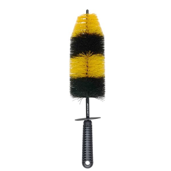 Pyöräharja 46 cm, jossa on kaksiväriset harjakset