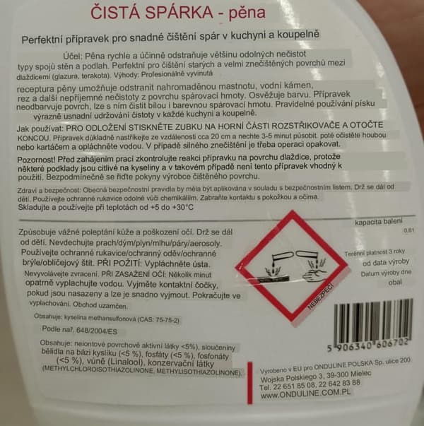 Feda Expert fogrengörings- och tvättskum 0,6 l