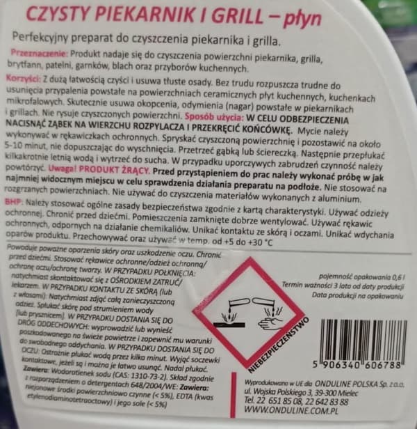 Feda Ovn- og Grillrens 0,6 l