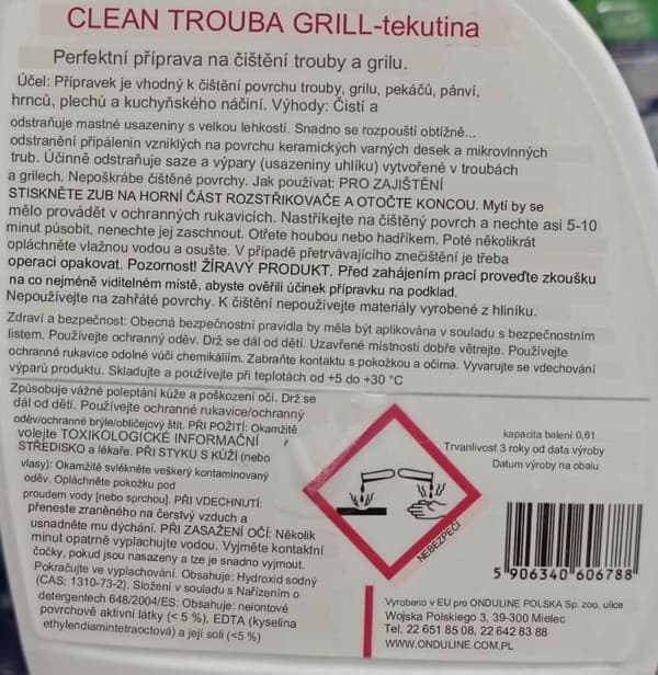 Feda Ovn- og Grillrens 0,6 l