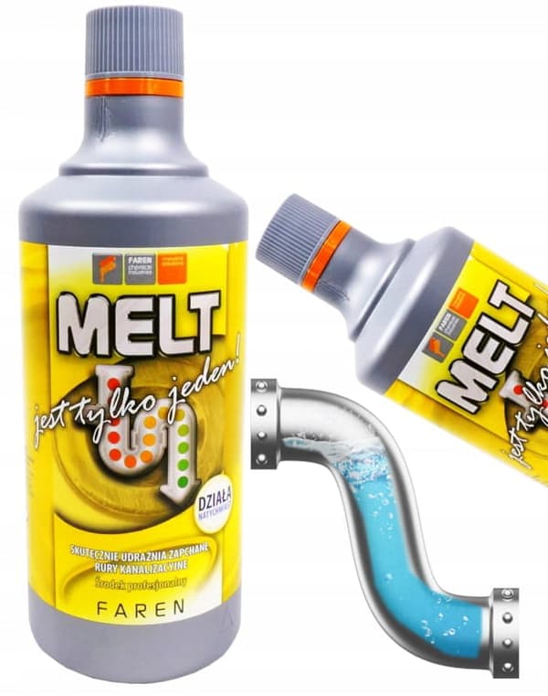 Afløbsrens og afløbsrenser 750 ml