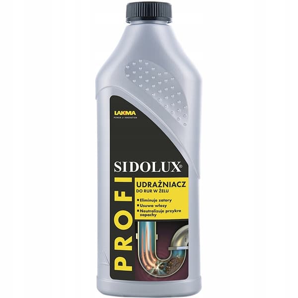 Sidolux gel til afrensning af rør og sifoner 1 l