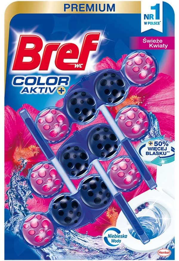 Bref wc-istuimen ripustin tuoreet kukat 3 x 50 g