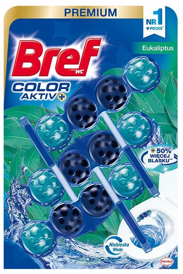Bref Color Aktiv+ eucalyptus wc-ripustin 3x50g