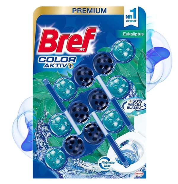 Bref Color Aktiv+ eucalyptus wc-ripustin 3x50g