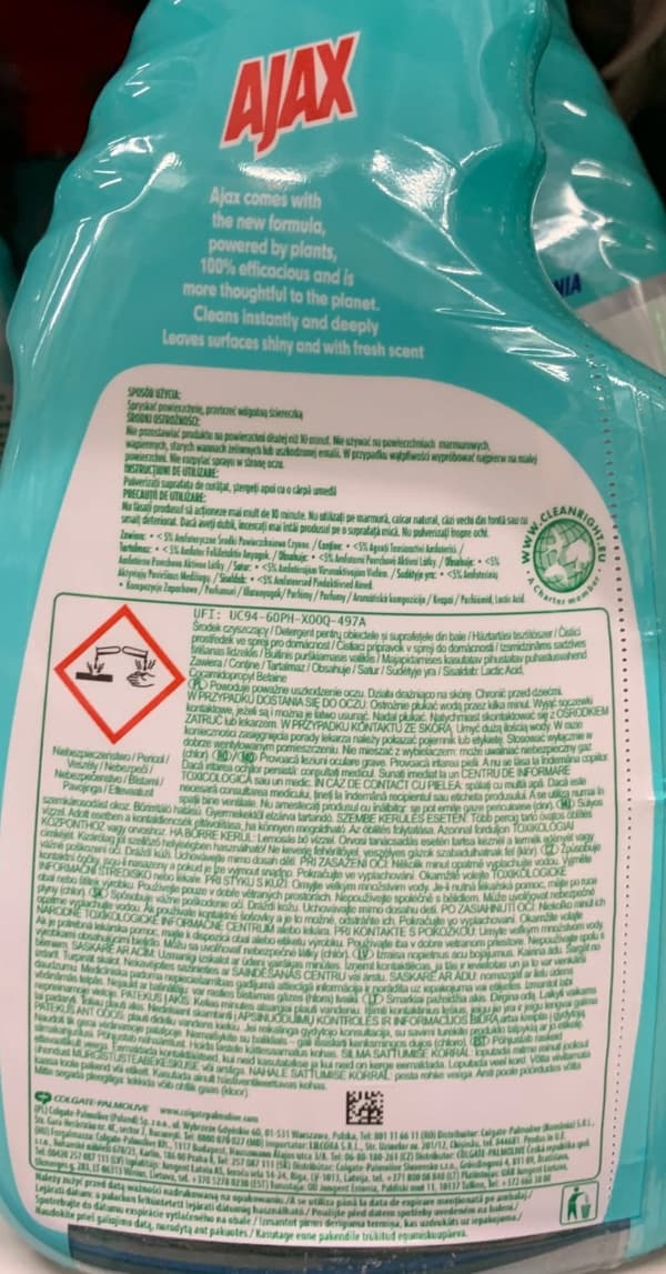 Ajax Kylpyhuoneen Puhdistusaine 750ml