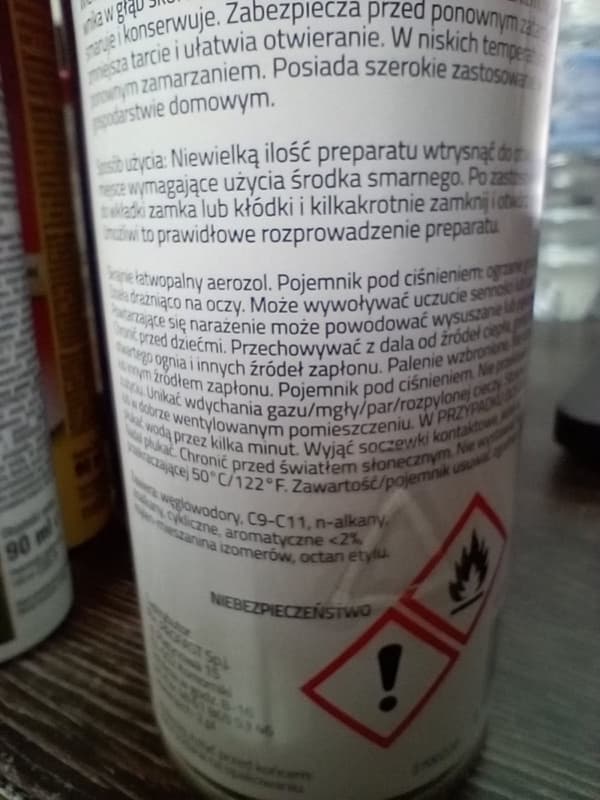 TECH2 Lukkorasvasuihke 150ml