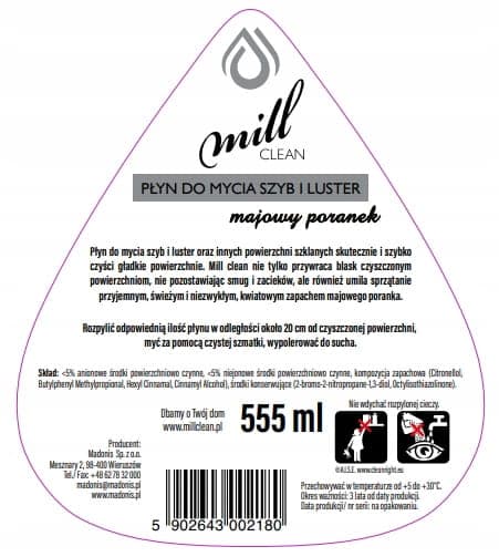 Lasin ja peilinpuhdistusaine 0,55 l Toukokuun aamu