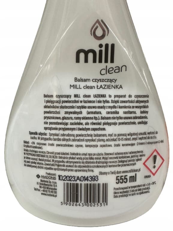 Kylpyhuoneen puhdistusbalsami 555 ml