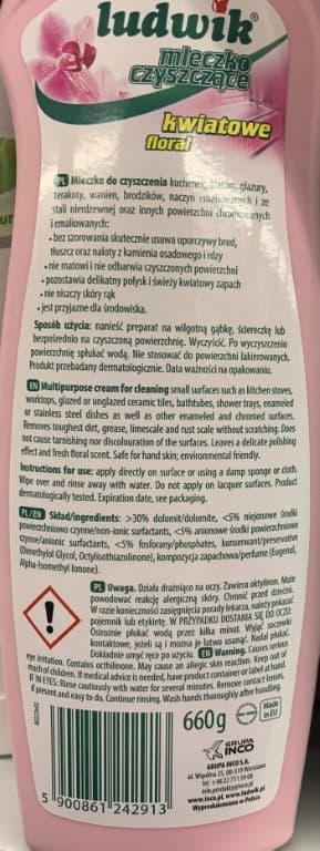 Ludwik Universal Blomsterrensemælk 660g