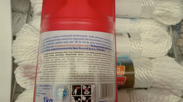 Muldvarp til afstopning af rør i gelpræparat 1 kg