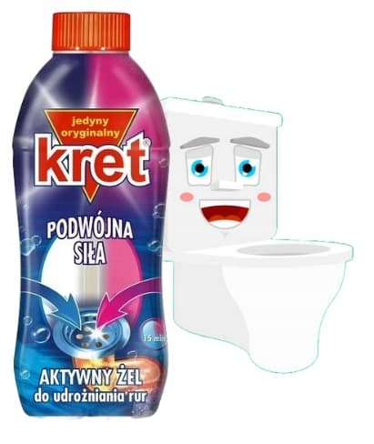 KRET-geeli putkien tukkeutumiseen, tehokas, 700 g