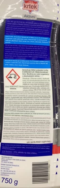 KRET WC:n aktiivinen puhdistusgeeli 750 g