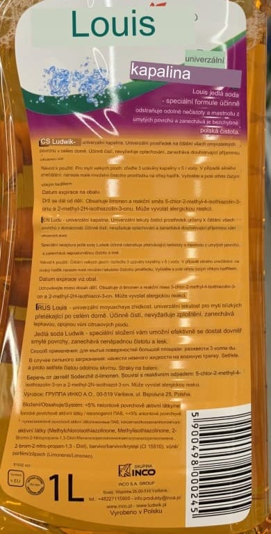 Ludwik universal gulvrens orange 1 l