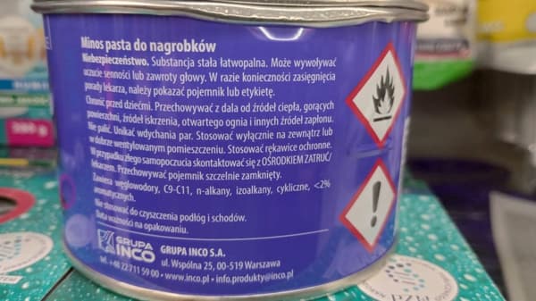 Minos Gravstenspleje Rengøringspasta 240 g