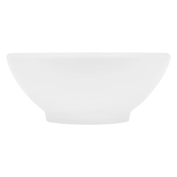 ECD Germany pesuallas pesuallas - Ø 420 x 170 mm - valmistettu keraamisesta - pyöreä - valkoinen - työtaso pesuallas tiskiallas pesuallas pesuallas