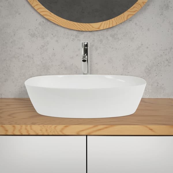 ECD Germany håndvask håndvask - 505x385x135 mm - lavet af keramik - hvid - bordplade håndvask bordplade håndvask håndvask håndvask bordplade håndvask
