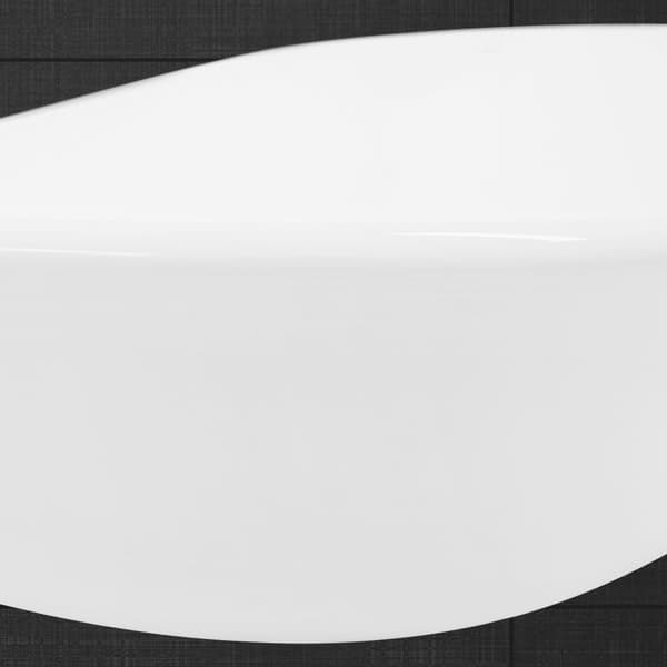 ECD Germany design håndvask håndvask 640 x 365 x 130 mm lavet af keramisk hvid - bordplade håndvask bordplade håndvask håndvask bordplade håndvask