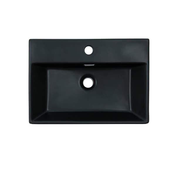 ML-design | Design tvättställ, badrum 510x360 mm kvadrat, gjord av keramik, matt svart, tvättställ bänkskiva tvättställ bänkskiva tvättställ hängande