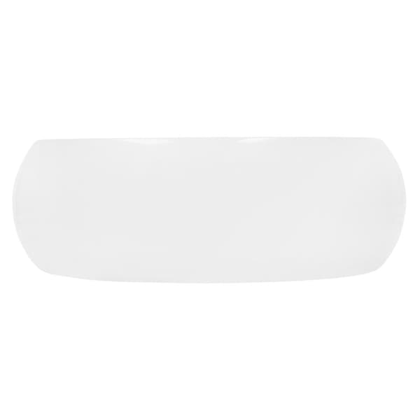 ECD Germany vask bassin Ø 400 x 350 mm runde keramik, hvid, top bassin top håndvask håndvask Vessel sink sink bassin vandfald håndvask vask nøgle