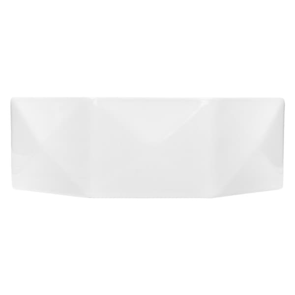 ML-Design Keramisk håndvask i hvid blank, Ø 42x13.5 cm, Diamond Design, Round Essay Basin, Moderne Forfængelighed, Vaskeskål Vaskeplad Håndvask