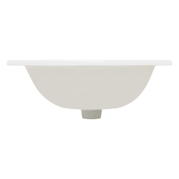 ML-Design keramisk håndvask hvid 45x22.5x42cm firkantet, indbygget håndvask med trykhul og overløb, top håndvask indbygget håndvask vaskeskål vaskerum