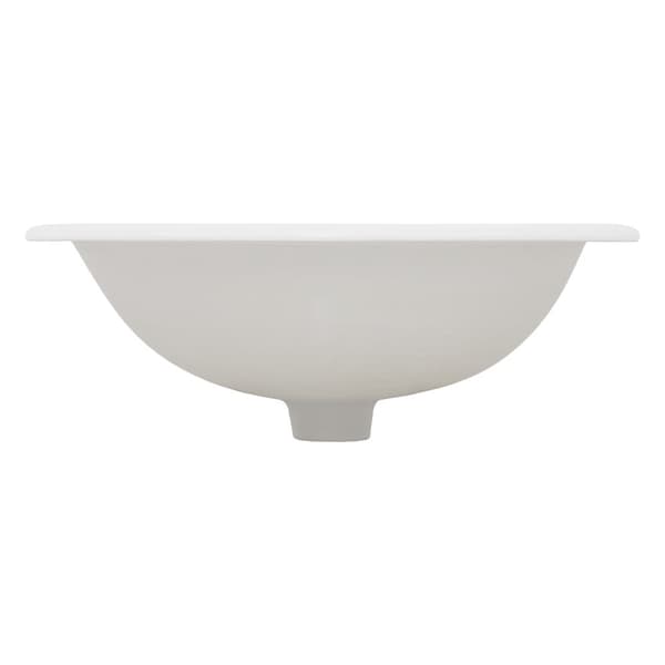 ML-Design keramisk handfat vit glänsande 57x19.5x48.5cm oval inbyggd handfat med kranhål och överflöde, badrum skärning handfat inbyggd handfat