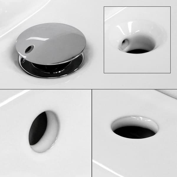 ML Design keramisk håndvask hvid 77x21,5x51,5 cm, indbygget håndvask med trykhul og overløb, top håndvask vaskeskål vaskerum hånd, til badeværelset