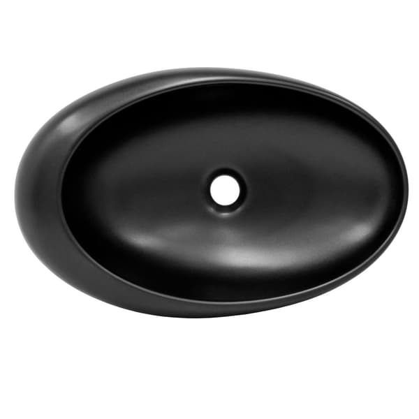 ECD Germany håndvask håndvask - 585x375x145 mm - lavet af keramik - oval - hvid - bordplade håndvask bordplade håndvask håndvask håndvask bordplade