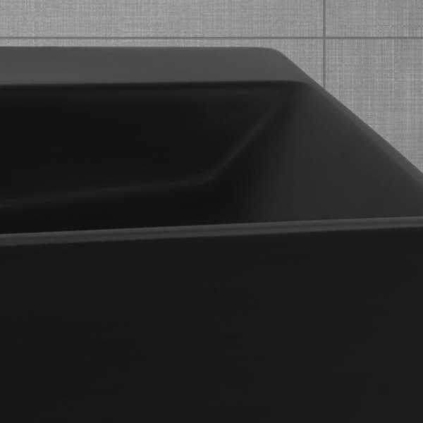 Keramisk vask forfængelighed køkkenbordet håndvask bassin håndvask 415 x 360 mm