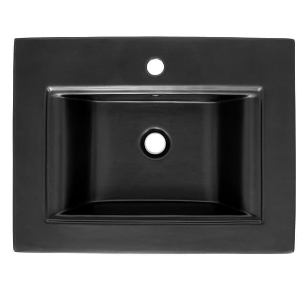 Keramisk vask bassin monteret håndvask håndvask 605 x 465 mm