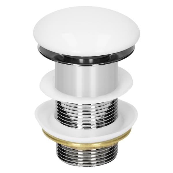 ML-Design keramisk håndvask i hvid blank, Ø 28x11.6 cm, rund essay bassin, moderne forfængelighed, vaskeskål med afløbshul, vask område hånd håndvask