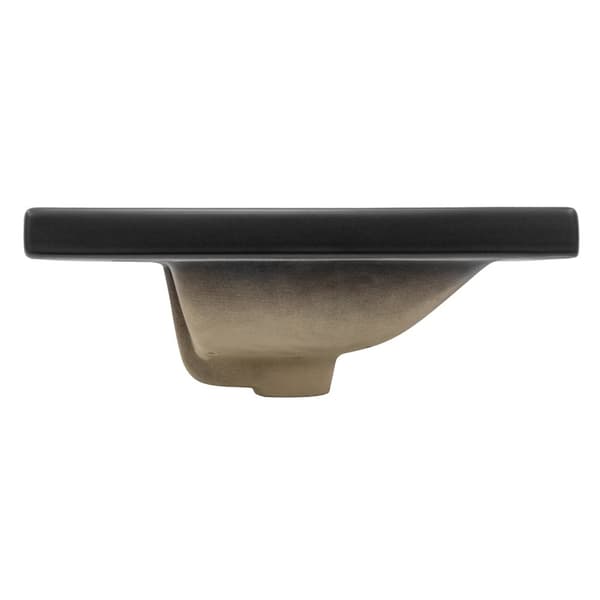 ML-Design keramisk håndvask hvid 51x15.5x41.5cm Eckig Indbygget håndvask med trykhul og overløb, top håndvask Indbygget håndvask Vaskekop Vaskområde