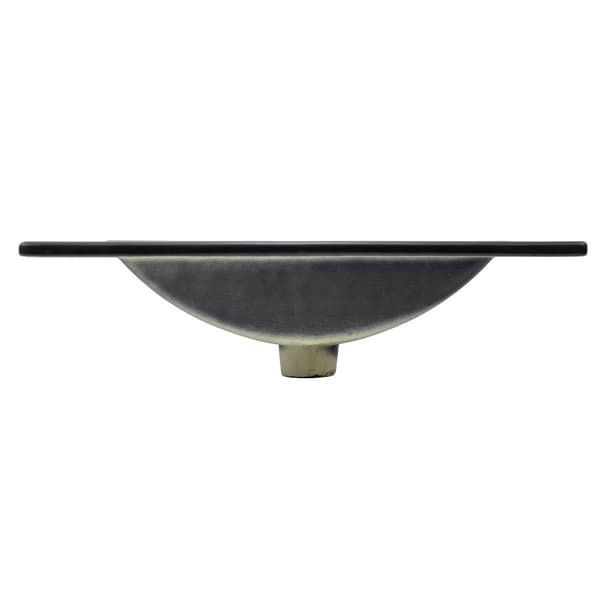 ECD Germany Tvättställ Tvättställ 610 x 465 x 175 mm keramiskt vitt Inbyggt handfat Inbyggt tvättställ Tvättskål Handtvätt Inbyggt tvättställ Bänkskål