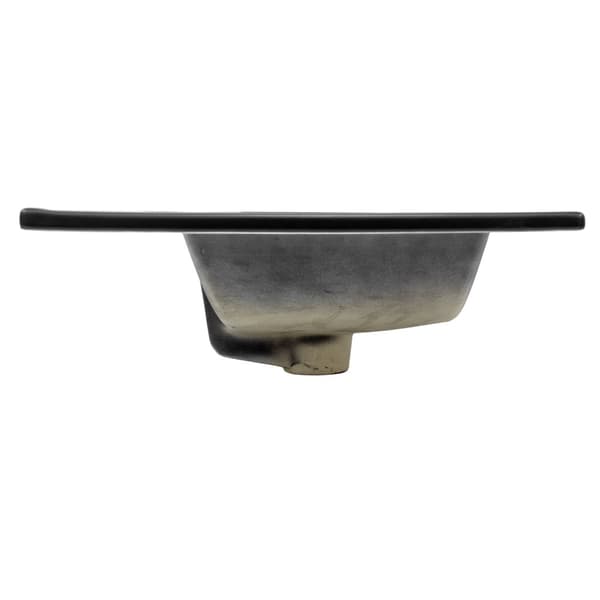 ECD Germany Tvättställ Tvättställ 610 x 465 x 175 mm keramiskt vitt Inbyggt handfat Inbyggt tvättställ Tvättskål Handtvätt Inbyggt tvättställ Bänkskål