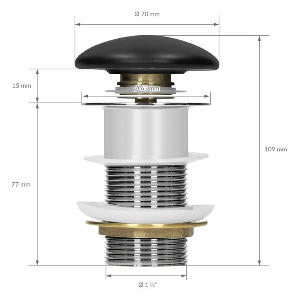 ECD Germany Design pesuallasteline 640 x 365 x 130 mm, valmistettu keraamisesta valkoisesta - työtasoinen pesuallas työtaso pesuallas käsin pesuallas
