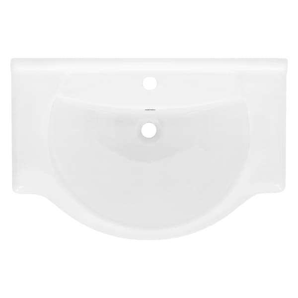 ML Design keramisk håndvask hvid 77x21,5x51,5 cm, indbygget håndvask med trykhul og overløb, top håndvask vaskeskål vaskerum hånd, til badeværelset