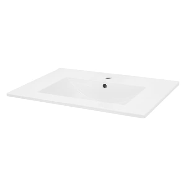 ECD Germany håndvask håndvask 710 x 465 x 175 mm keramisk hvid indbygget håndvask indbygget håndvask håndvask håndvask indbygget håndvask bordplade