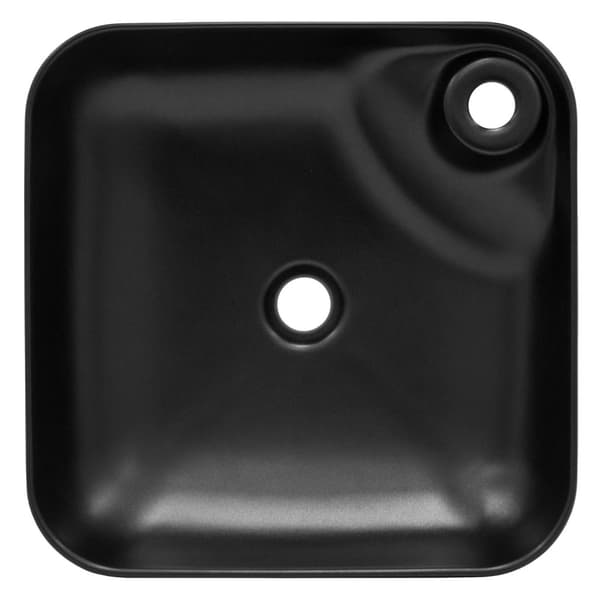 ECD Germany pesuallas pesuallas - 435 x 435 x 125 mm - valmistettu keraamisesta - valkoinen - työtaso pesuallas tiskiallas pesuallas pesuallas käsin