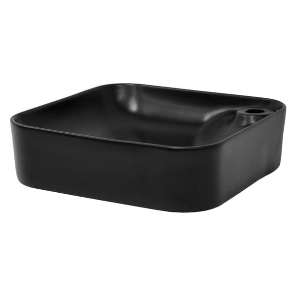 ECD Germany håndvask håndvask - 435 x 435 x 125 mm - lavet af keramik - hvid - bordplade håndvask bordplade håndvask håndvask håndvask bordplade