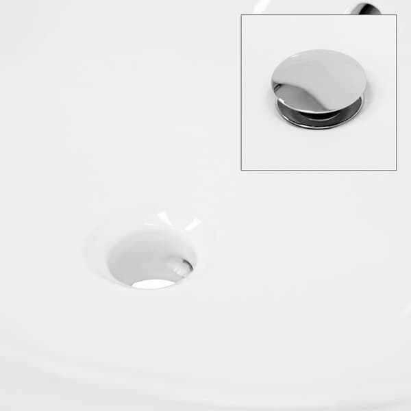 ML-Design Håndvask i hvid glanset keramik 49x19;5x40;5cm oval inkl. afløbsventil; indbygningsvask med overløb; badeværelse; opvaskvask; indbygget