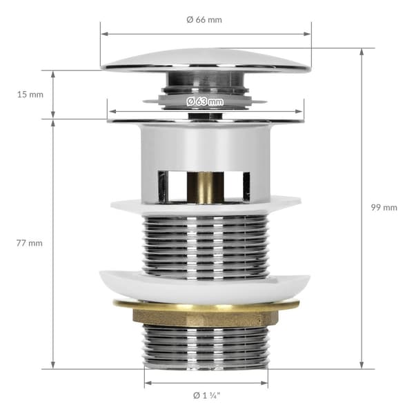 ML-Design Keramisk Vask i Mat Sort Ø 420x170 mm med Afløbsventil; Rund Overfladevask; Moderne Håndvask; Vaskeskål med Overløb og Afløbshul; Håndvask