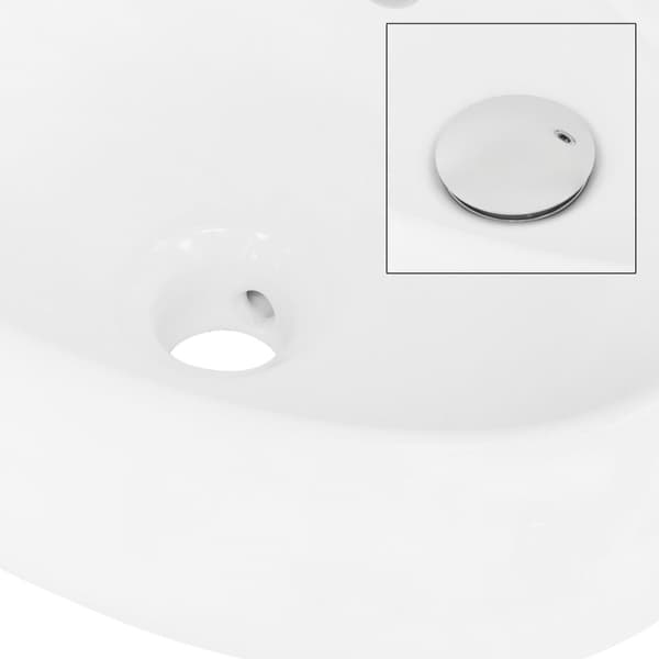 ML-Design Valkoinen keramiikkapesuallas; 43x28x15 cm; ovaali; pieni; hana-aukko oikealla; seinä- tai päälle asennettava; moderni pesuallas;