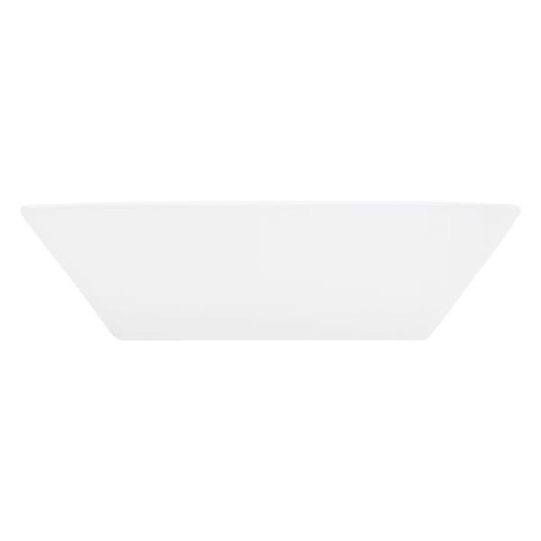 ML-Design Håndvask af keramik i skinnende hvid 41x41x12 cm Firkantet; Moderne overfladevask; Design bordvask; Håndvask til badeværelse / gæstetoilet