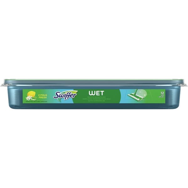 Swiffer Moppservetter - 24 Citrusdoftande Pads för Snabb och Enkel Rengöring