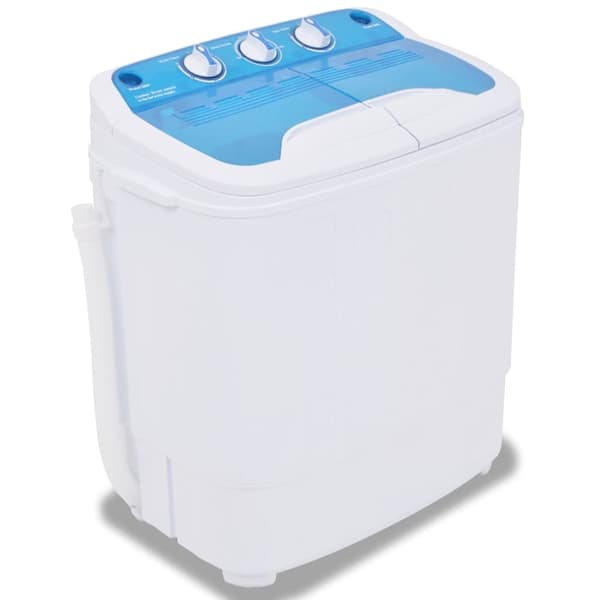 vidaXL Minipesukone Kaksi rumpua 5,6 kg