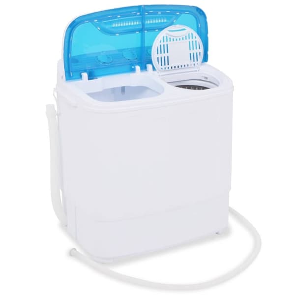 vidaXL Minitvättmaskin med dubbla trummor 5,6 kg