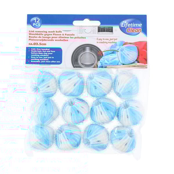 12-Pack Anti luddbollar för Tvättmaskin