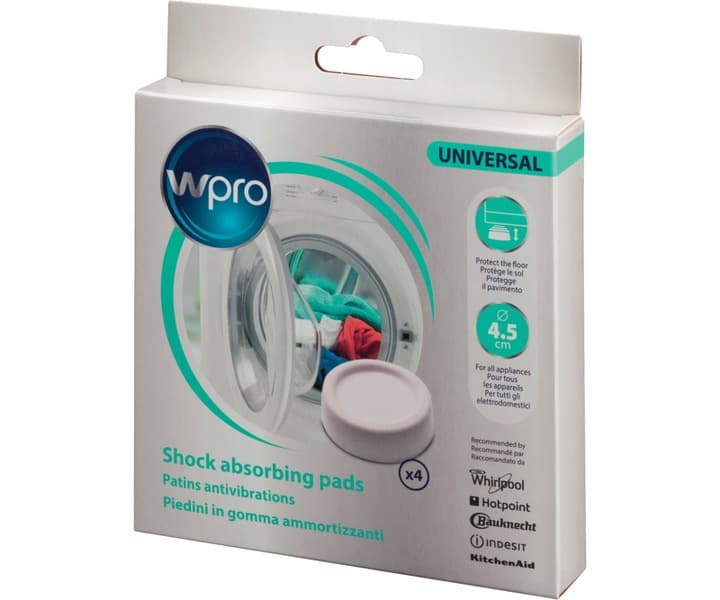 ANTI-VIBRATION gummikuddar UNDER Tvättmaskinen